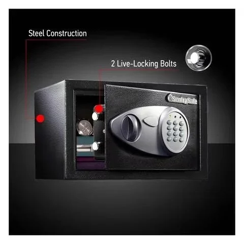 Sentrysafe Digital Security Safe With Digital Keypad Black 7kg