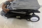 Gray baby stroller