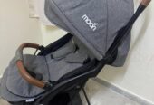 Gray baby stroller