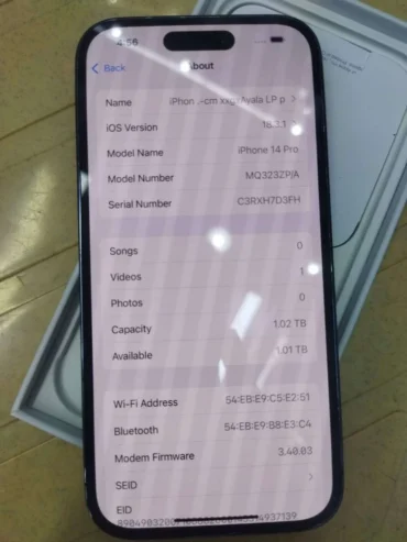 Apple iPhone 14 Pro 1TB