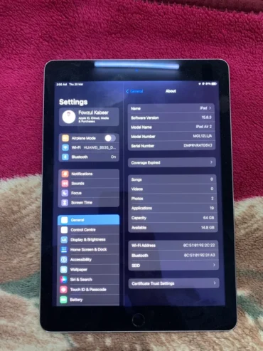 iPads air 2 Generation 64 GB
