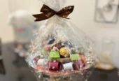 luxurious chocolate plate