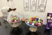 luxurious chocolate plate
