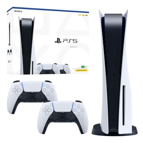 Play Station 5 (PS5) Disc with 2 Controllers