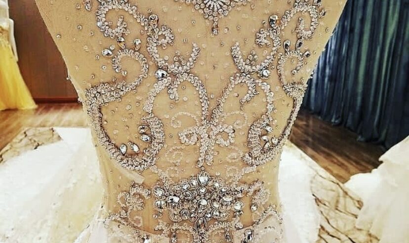 wedding long dress for bridal