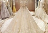 wedding long dress for bridal