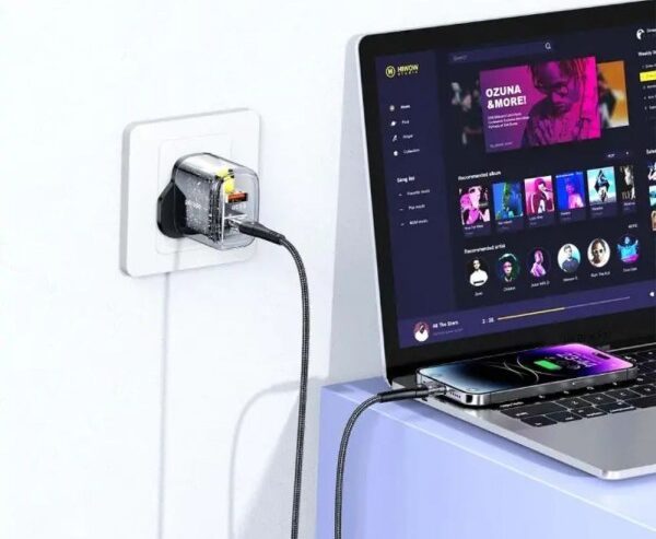 Dual Charger with USB-C Cable
