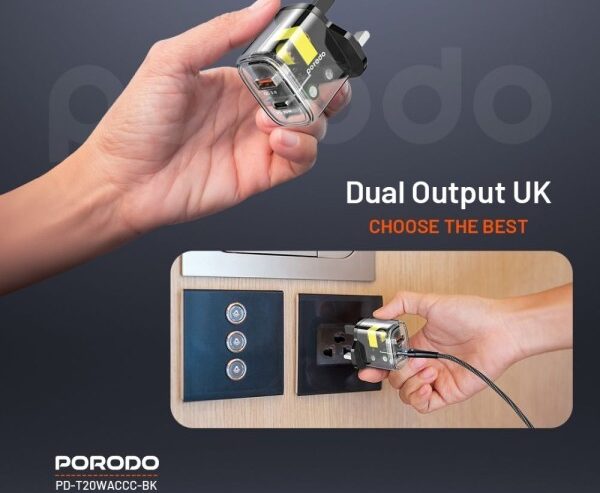 Dual Charger with USB-C Cable