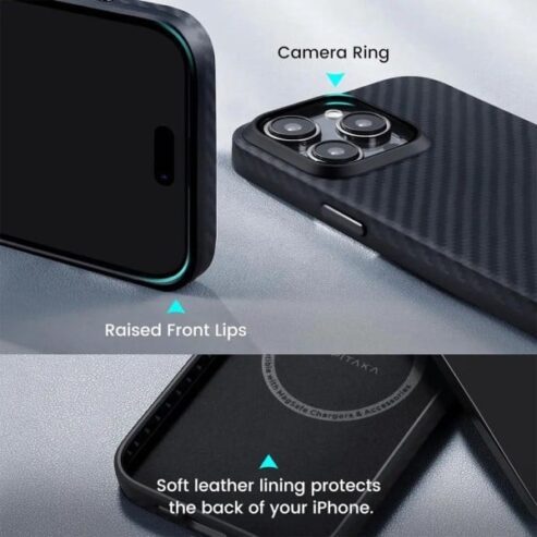 PITAKA Fiber Case iPhone 15ProMax