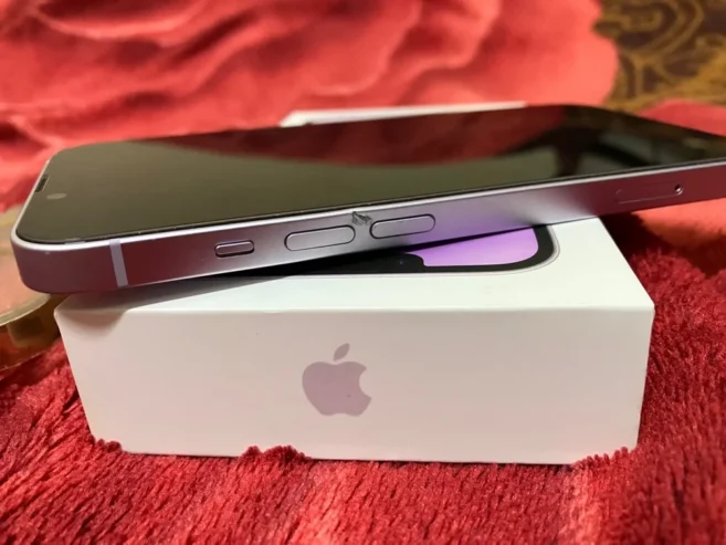 IPHONE 14 PURPLE 128GB WITH BOX