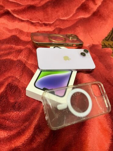 IPHONE 14 PURPLE 128GB WITH BOX