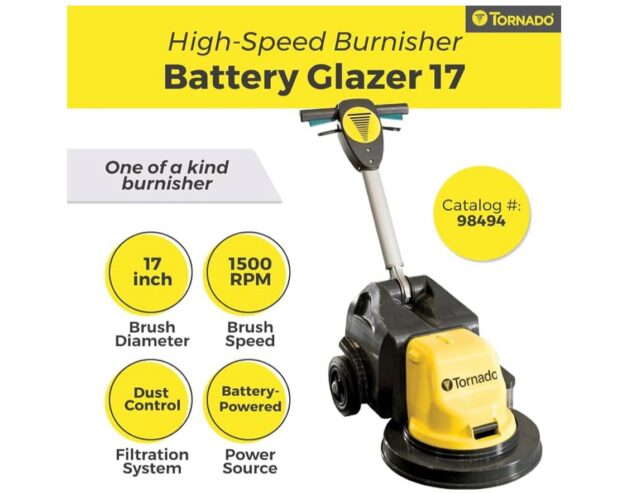 LIMITED STOCK – Tornado Floor Burnisher / Floor Polisher Machine