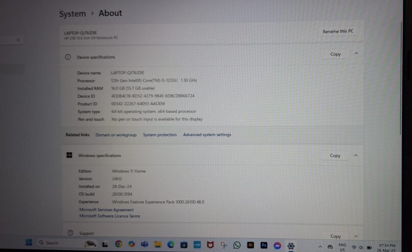 HP Laptop for Sale