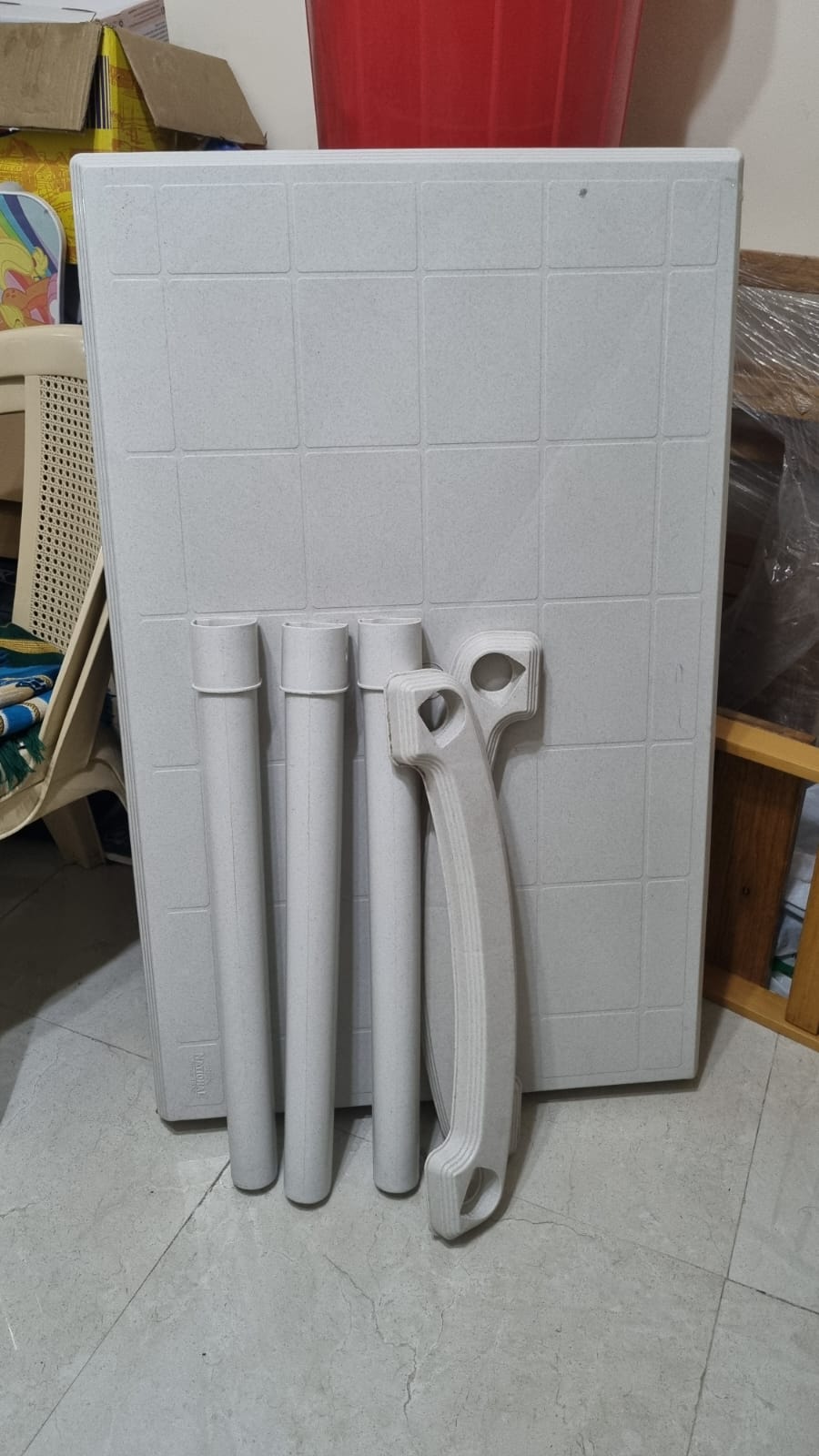 House hold items sale for cheap rate ( Table, Bucket, Chair, Curtain rod, Wifi router etc..