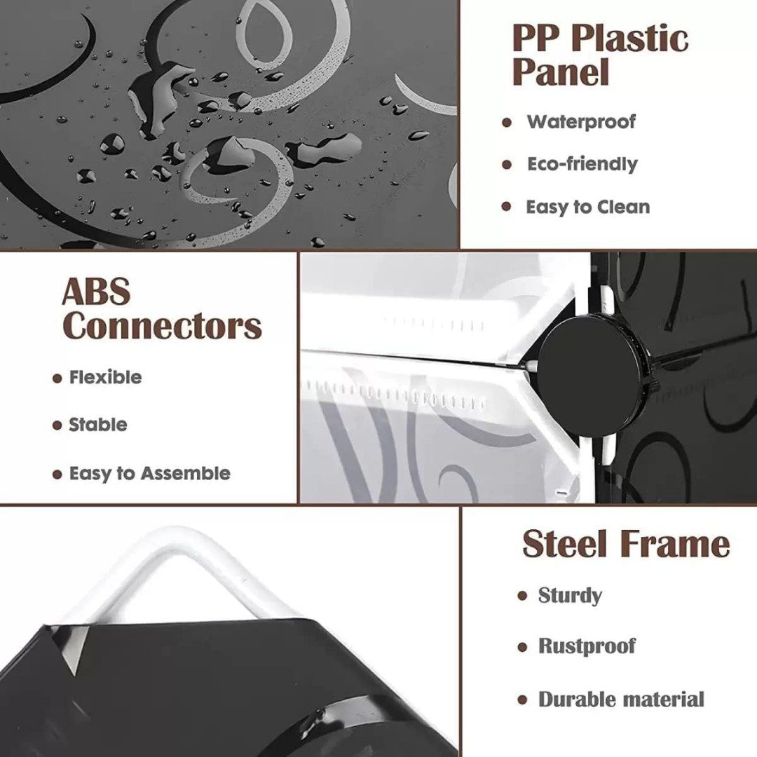 Brand New Sealed Packed Modular 6-Cube Shoe Rack with Doors & Side Hooks – Space-Saving Organizer Qatar (رف أحذية معياري 6 مكعبات)