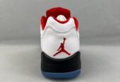 Air Jordan 5 RETRO x FIRE RED SILVER TONGUE