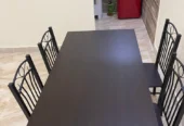 Dining table With 4 and 6 chairs