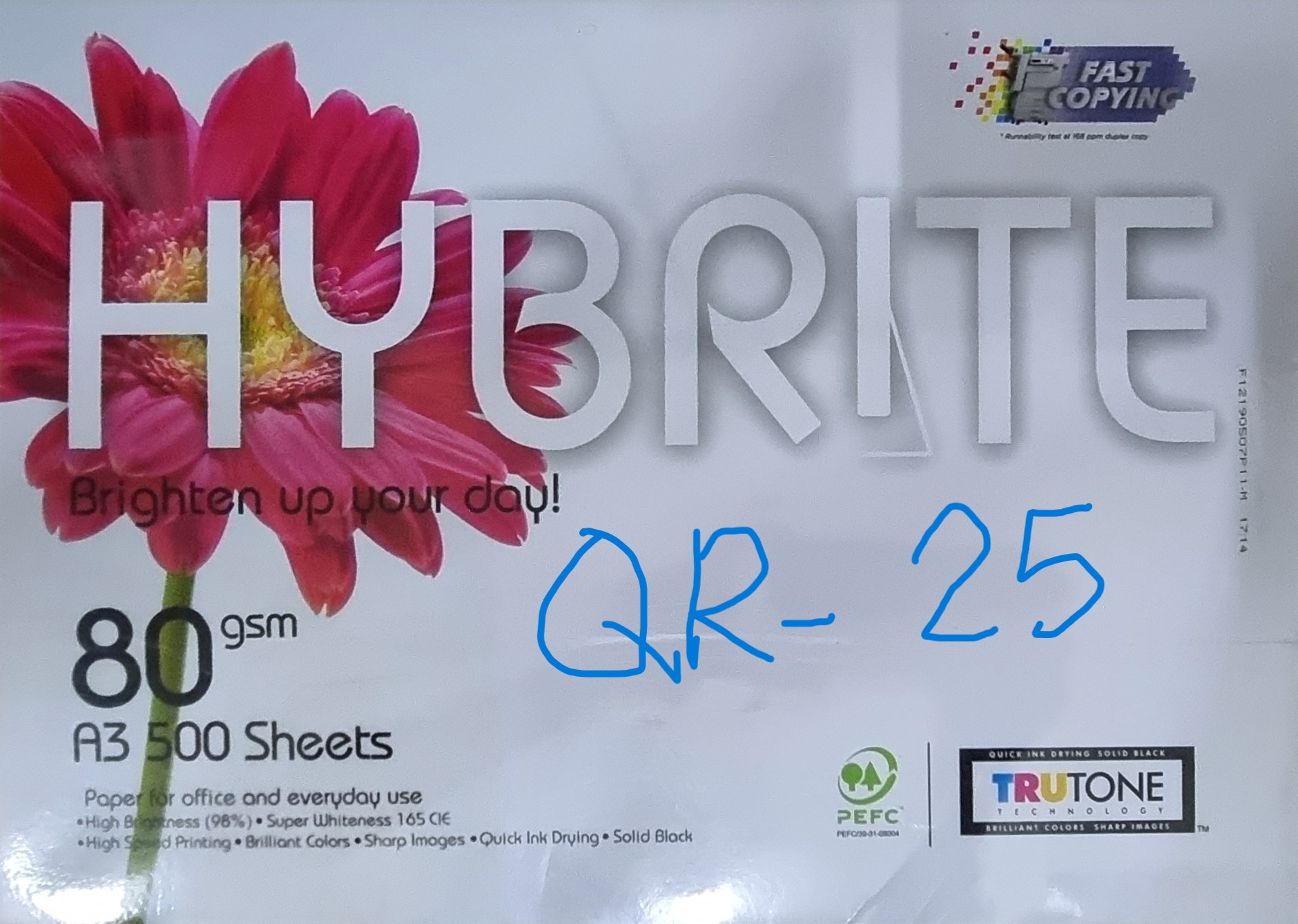 JK WHITE & HYBRITE PHOTOCOPY PAPER   UNOPENED A3 SIZE PACKET