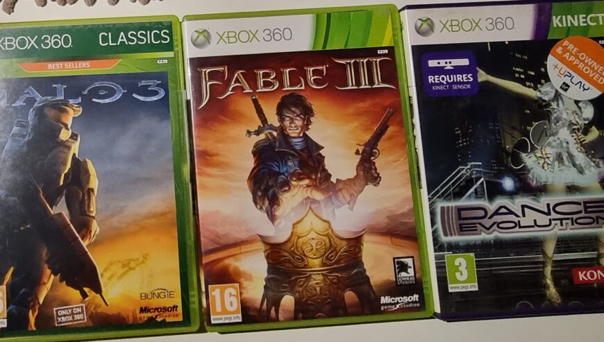XBox-360 Games CDs in excellent working condition with original packingsReason for sale-