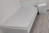 New Wood Bed , Steel bed,Cupboard