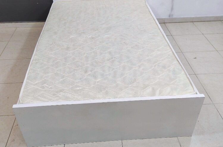 single bed with mattress for sale