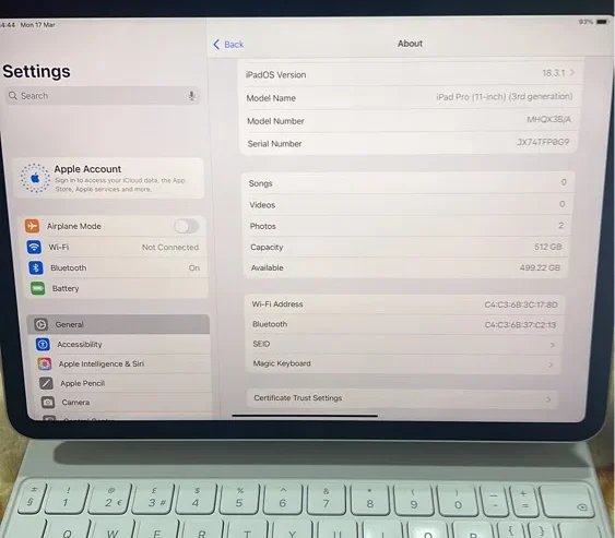 Apple iPad Pro 11