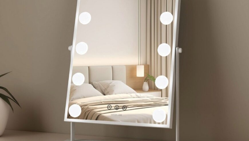 Green lion makeup mirror 12 led
