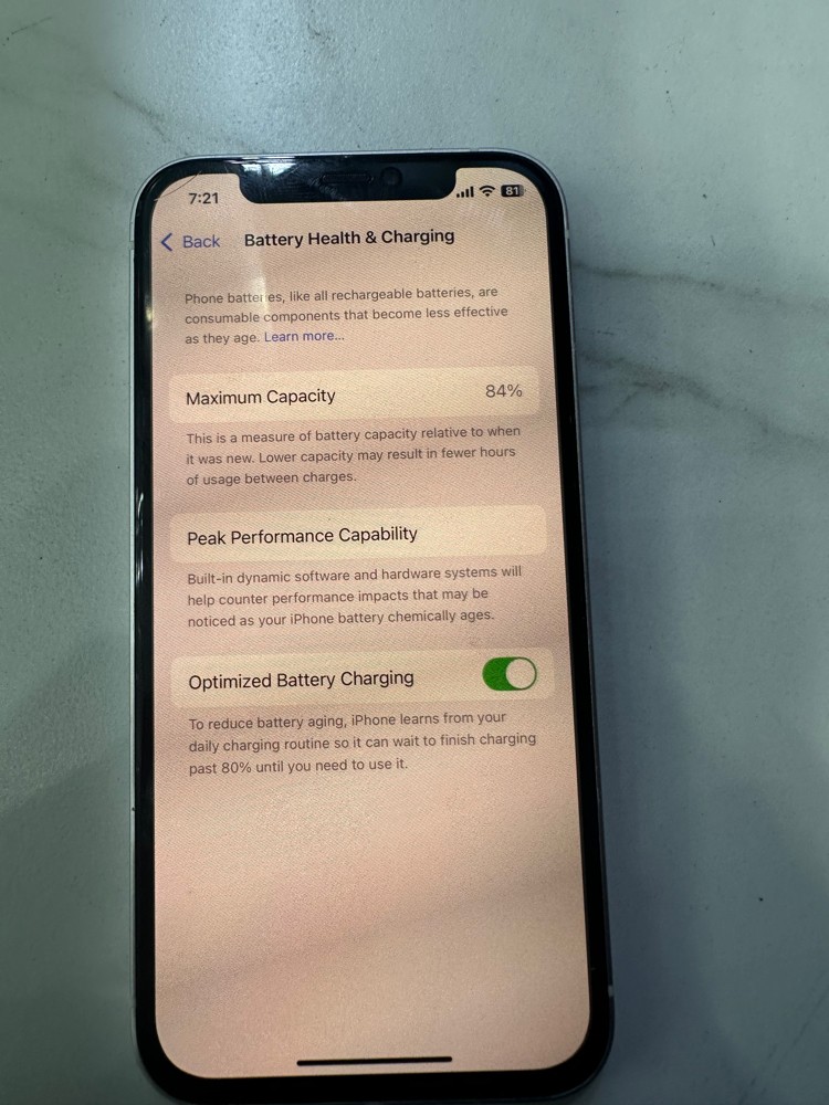 used iphone 12 -128 gb