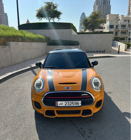 mini cooper jcw yellow 2016