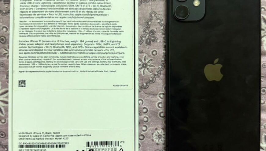 Apple iPhone 11 128GB Black