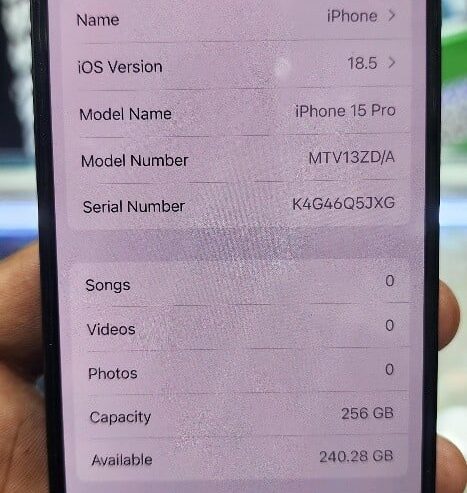 Apple iPhone 15 PRO – 256GB