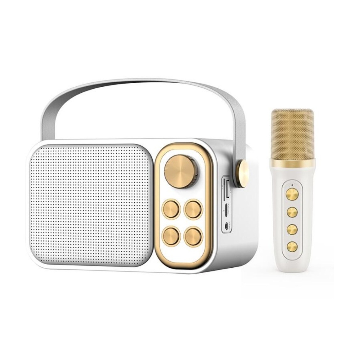 Smart Berry M103 Portable Wireless Speaker with Mic – White