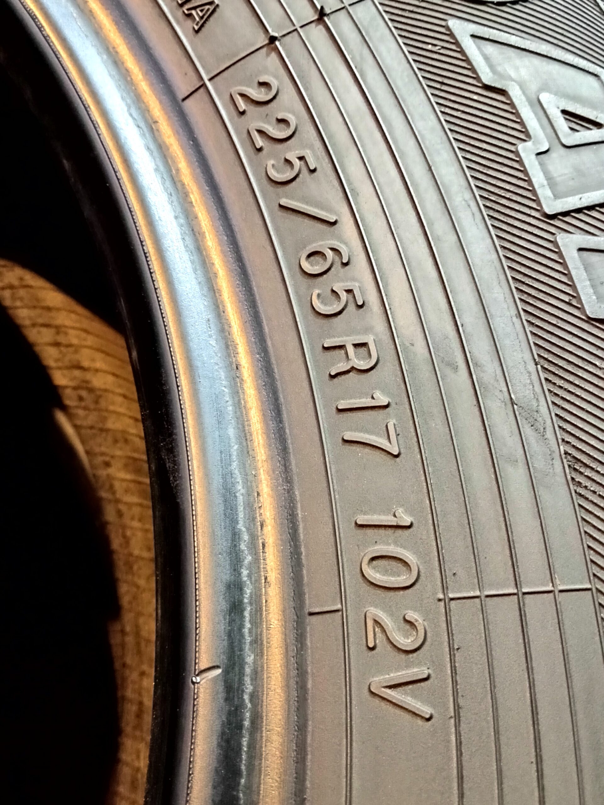 225/65/17 Yokohama Brand Tyre.