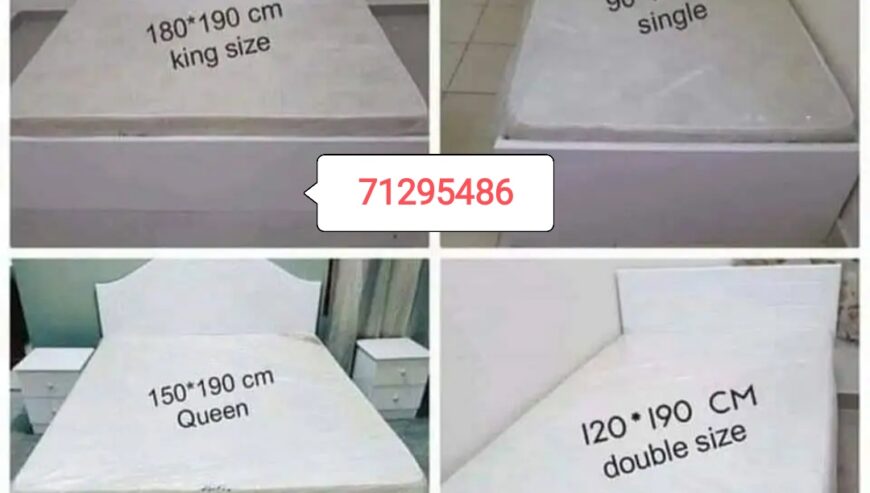 All new mattress Bed 🛏️ fame available