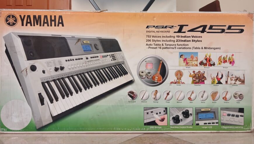 YAMAHA PSR I455 DIGITAL KEYBOARD