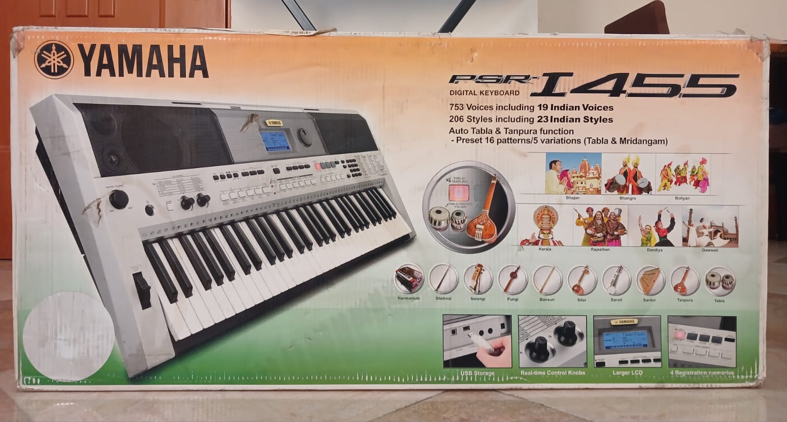 YAMAHA PSR I455 DIGITAL KEYBOARD