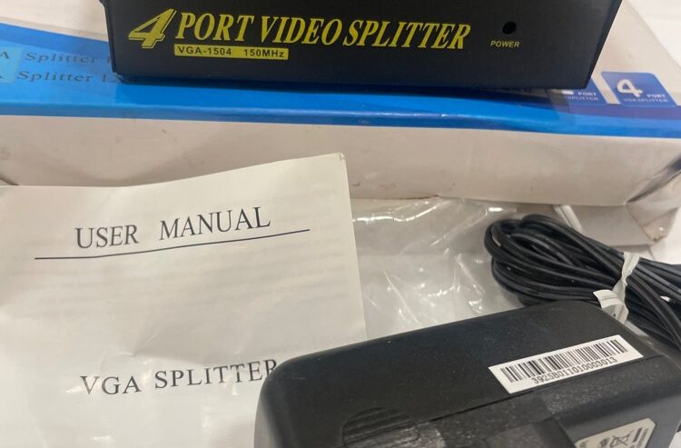4 port vidéo splitter VGA new