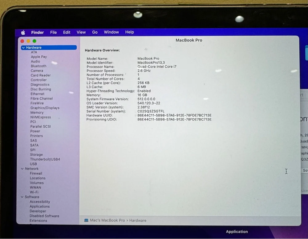 MacBook Pro 15inch 2016