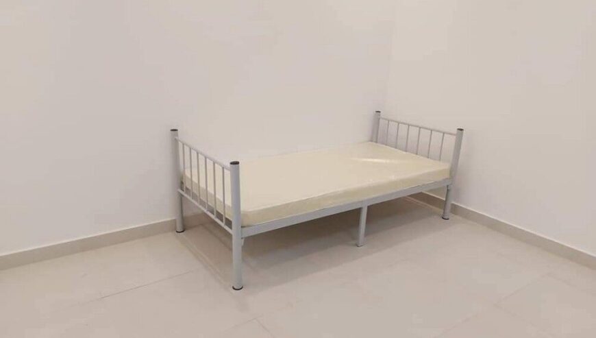 Single bed and mattress available
