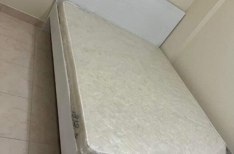 Single bed and mattress available