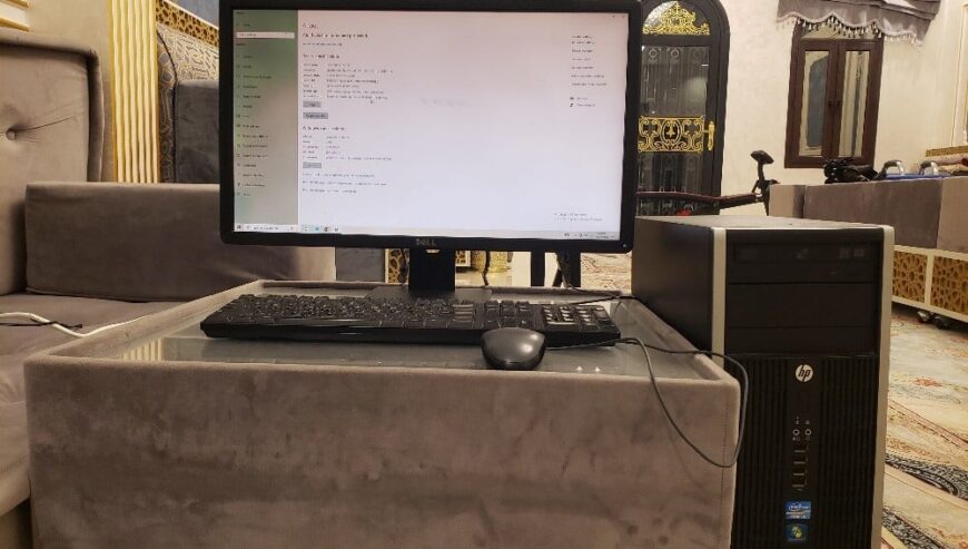 HP computer and printer