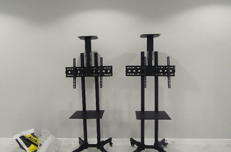 Tv Stand With wheels Trolleys