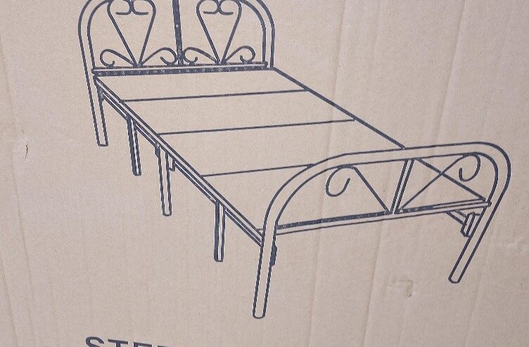folding single bed brand new