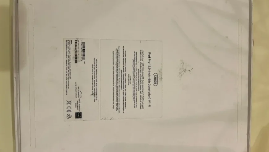 iPad Pro 12.9 M2 128gb