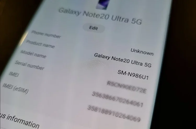 Samsung Note 20 Ultra 512GB