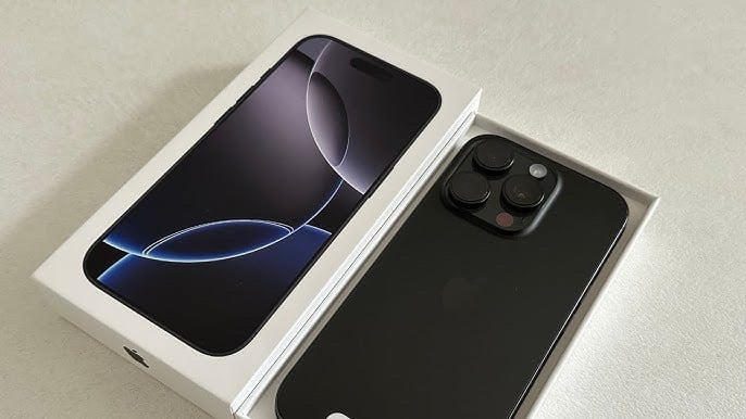 iphone 16 pro black titanium