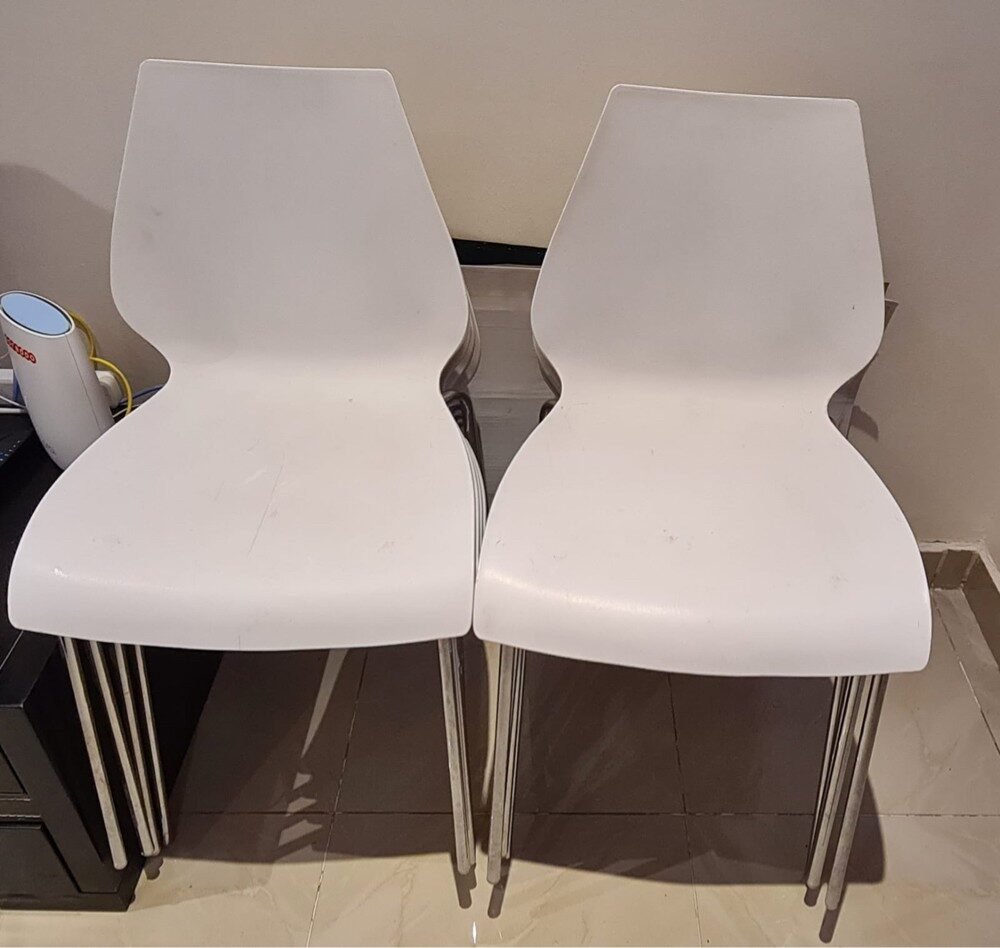 plastic chairs
