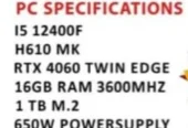 GAMING PC RTX 4060 TWIN EDGE
