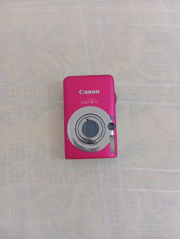 Canon pink Camera