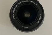 Canon lens EFS 18-55mm